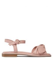 Ted Baker Sandały Halah 263177 Różowy. Czerwone sandały Ted Baker, bez wzorów, ze skóry, bez obcasa, na płaskiej podeszwie, bez zapięcia. Za 299.99 zł.
