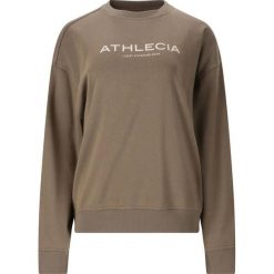 Bluza damska Athlecia Atkins. Brązowe bluzy Athlecia, bez wzorów, sportowe, bez ramiączek, bez kaptura. Za 168.00 zł.