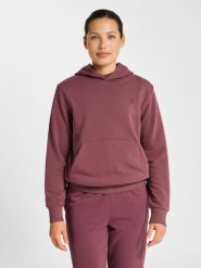 Bluza damska z kapturem Hummel Pulse. Czerwone bluzy Hummel, na wiosnę, xs, bez wzorów, z bawełny, z kapturem, do piłki nożnej. Za 252.50 zł.