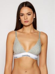 Calvin Klein Underwear Biustonosz braletka 000QF1061E Szary. Szare biustonosze Calvin Klein Underwear, bez wzorów, z bawełny. Za 99.99 zł.