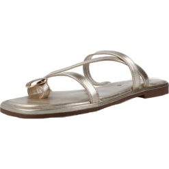 Sandały CARMELA 163291C Złoty. Żółte sandały Carmela, bez wzorów, ze skóry, sportowe, bez obcasa, bez zapięcia. Za 208.99 zł.