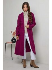 L'armoire de Suzette Płaszcz zimowy w kolorze fioletowym rozmiar: 36. Różowe płaszcze L'armoire de Suzette, na zimę, l, bez wzorów, z puchu, klasyczne, bez kaptura. Za 183.59 zł.