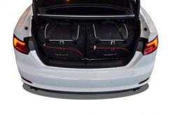 Torby Do Bagażnika Audi A5 Coupe 2017-2024 5Szt Kjust. Czarne torby podróżne KJUST, bez wzorów, z kauczuku. Za 1,523.00 zł.