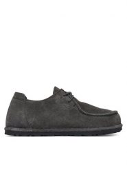 Birkenstock Półbuty Utti Lace Low 1032743 Szary ciemny. Szare półbuty wsuwane Birkenstock, bez wzorów, ze skóry, bez obcasa, na płaskiej podeszwie. Za 719.99 zł.