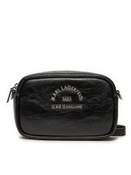 KARL LAGERFELD Torebka 245W3096 Czarny. Czarne listonoszki KARL LAGERFELD, bez wzorów, ze skóry, bez dodatków. Za 439.99 zł.