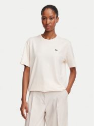 Lacoste T-Shirt TF7215 Różowy jasny Regular Fit. Czerwone t-shirty Lacoste, bez wzorów, z bawełny, bez kołnierzyka, bez ramiączek. Za 279.99 zł.