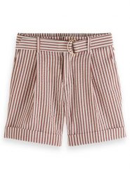 Scotch & Soda Szorty w kolorze czerwono-białym rozmiar: 176. Białe szorty Scotch & Soda, bez wzorów, z bawełny. Za 105.88 zł.