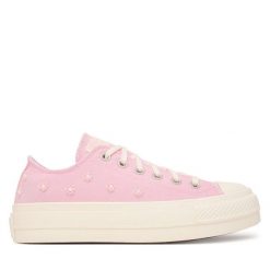 Trampki Converse. Czerwone trampki Converse, bez wzorów, retro, bez zapięcia. Za 419.99 zł.