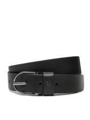 Calvin Klein Pasek Damski Ck Metal Loop Rnd Buckle 3.0 K60K612861 Czarny. Czarne paski Calvin Klein, bez wzorów, ze skóry. Za 219.99 zł.