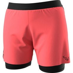 Szorty damskie Dynafit Alpine Pro. Czerwone szorty sportowe Dynafit, bez wzorów, z materiału, do biegania. Za 370.00 zł.