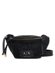 Armani Exchange Nerka XW002655 AF27000 MC043 Czarny. Czarne nerki i saszetki Armani Exchange, bez wzorów, ze skóry, bez dodatków. Za 514.99 zł.