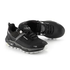 Niskie buty terenowe wodoodporne unisex Alpine Pro Qede 2. Czarne buty trekkingowe Alpine Pro, bez zapięcia. W wyprzedaży za 449.00 zł.