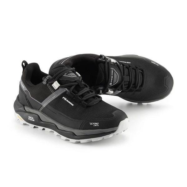 Niskie buty terenowe wodoodporne unisex Alpine Pro Qede 2. Czarne buty trekkingowe Alpine Pro, bez wzorów, bez zapięcia, trekkingowe. W wyprzedaży za 449.00 zł.