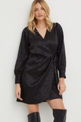Answear Lab sukienka kolor czarny mini prosta. Czarne sukienki Answear Lab, na co dzień, l, bez wzorów, z materiału, bez kołnierzyka, bez ramiączek, maxi. Za 189.99 zł.