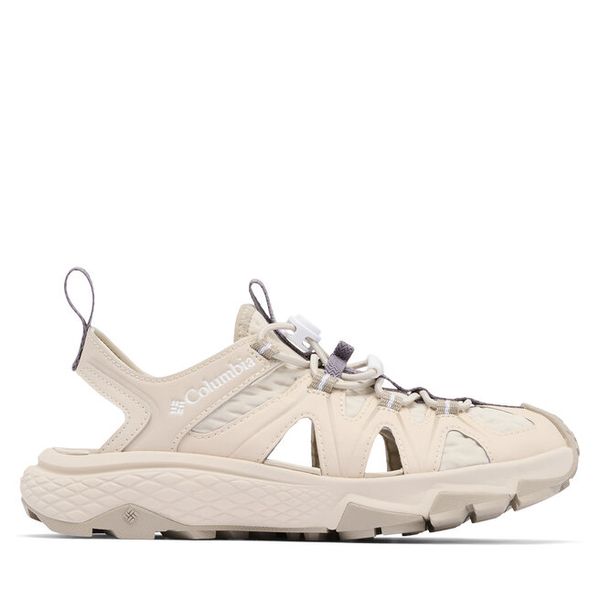 Sandały Columbia. Brązowe sandały Columbia, bez wzorów, sportowe, bez obcasa, bez zapięcia. Za 399.99 zł.