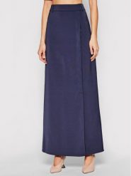 Victoria Victoria Beckham Spódnica maxi Stretch Faille 2221WSK002594A Granatowy Regular Fit. Niebieskie spódnice Victoria Victoria Beckham, bez wzorów, z syntetyku, maxi. Za 1,869.00 zł.