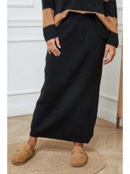 So Cachemire Spódnica dzianinowa "Doristo" w kolorze czarnym rozmiar: XL. Czarne spódnice So Cachemire, na co dzień, xl, bez wzorów, z dzianiny, maxi, proste. Za 152.98 zł.