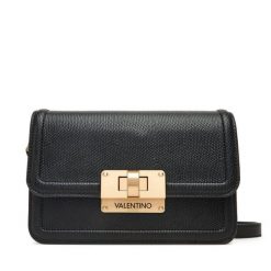 Torebka Valentino. Czarne listonoszki Valentino, bez wzorów, bez dodatków. Za 449.99 zł.