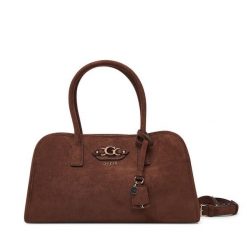 Torebka Guess. Brązowe torebki klasyczne Guess, z aplikacjami, klasyczne, bez dodatków. Za 634.99 zł.