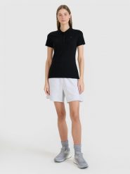 4F Spodenki dresowe damskie - szare M. Szare szorty 4f, bez wzorów, z bawełny, sportowe. Za 79.99 zł.