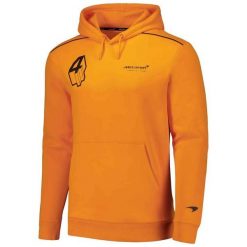 Bluza z kapturem McLaren Norris Driver papaja unisex 2XL. Brązowe bluzy 55PROTEC, l, bez wzorów, z bawełny, sportowe, bez ramiączek, z kapturem. Za 255.99 zł.