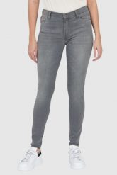 7 FOR ALL MANKIND Szare jeansy z wysokim stanem HW SKINNY. Szare jeansy 7 for all mankind, s, bez wzorów, z bawełny, z podwyższonym stanem. W wyprzedaży za 459.99 zł.