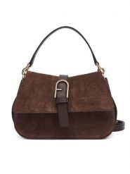 Furla Torebka Flow Mini Top Handle WB01032 BX3045 CN 3244S Brązowy. Brązowe torebki klasyczne Furla, bez wzorów, ze skóry, bez dodatków. Za 1,869.00 zł.