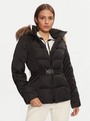 Guess Kurtka puchowa New Olga W4BL53 WEX52 Czarny Regular Fit. Czarne kurtki Guess, s, z aplikacjami, z puchu, bez kaptura. Za 559.99 zł.