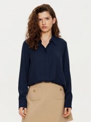 Tommy Hilfiger Koszula WW0WW44045 Granatowy Regular Fit. Niebieskie koszule Tommy Hilfiger, bez wzorów, z wiskozy, bez kołnierzyka, bez ramiączek. Za 279.99 zł.