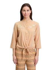 CARTOON Bluzka w kolorze beżowym rozmiar: 36. Brązowe bluzki Cartoon, bez wzorów, bez kołnierzyka, bez ramiączek. Za 104.99 zł.