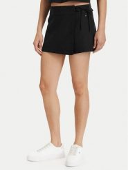 Tommy Jeans Spódnico-szorty DW0DW22267 Czarny Regular Fit. Czarne szorty Tommy Jeans, bez wzorów, z jeansu. Za 369.99 zł.