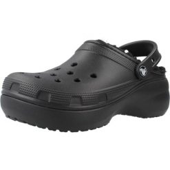 Klapki Crocs Model Lined Clog Kolor Czarny. Czarne klapki Crocs, bez wzorów, z gumy, bez obcasa, bez zapięcia. Za 301.15 zł.