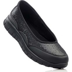 Baleriny bonprix czarny. Czarne baleriny bonprix, eleganckie. Za 49.99 zł.