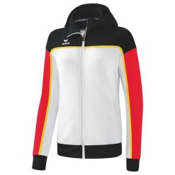 Damska bluza dresowa z kapturem Erima Change. Białe bluzy Erima, bez wzorów, z dresówki, sportowe, bez ramiączek, z kapturem. Za 276.50 zł.