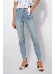 Rosner Dżinsy - Skinny fit - w kolorze błękitnym rozmiar: W42/L32. Niebieskie jeansy Rosner, l, bez wzorów, klasyczne, z podwyższonym stanem. Za 180.91 zł.
