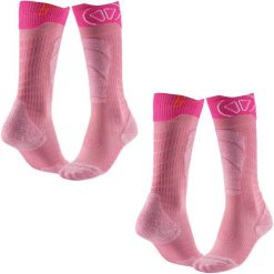 Skarpety narciarski junior Sidas Ski Merino welna merynosowa zestaw 2 sztuk. Czerwone skarpetki SIDAS, bez wzorów, z elastanu. Za 150.00 zł.