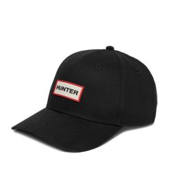 Czapka z daszkiem Hunter. Czarne czapki z daszkiem Hunter, bez wzorów. Za 79.99 zł.
