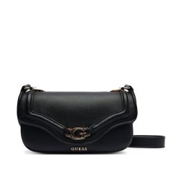 Torebka Guess. Czarne listonoszki Guess, z aplikacjami, bez dodatków. Za 399.99 zł.