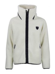 Peak Mountain Kurtka polarowa "Amay" w kolorze kremowym rozmiar: L. Brązowe kurtki Peak Mountain, l, bez wzorów, z polaru, bez kaptura. Za 223.99 zł.