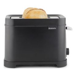 Toster w kolorze czarnym - (S)27 x (W)29 x (G)21 cm. Wyciskarki i sokowirówki Brabantia. W wyprzedaży za 199.95 zł.