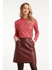 Smashed Lemon Bluzka w kolorze czerwonym rozmiar: 3XL. Czerwone bluzki Smashed Lemon, xl, bez wzorów, bez kołnierzyka, bez ramiączek. Za 104.99 zł.