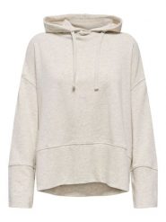 JDY Bluza "Mesa" w kolorze kremowym rozmiar: XL. Brązowe bluzy JDY, xl, bez wzorów, bez ramiączek, z kapturem. Za 124.95 zł.