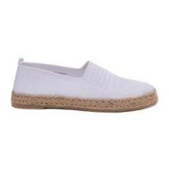 Damskie Espadryle Z Plecionką Vinceza 13624 Białe. Białe espadryle bez wzorów, klasyczne, bez obcasa. Za 124.76 zł.