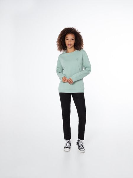 Bluza damska Protest PRTMAHIA sweatshirt. Zielone bluzy Protest, m, bez wzorów, klasyczne, bez ramiączek, bez kaptura. Za 239.99 zł.