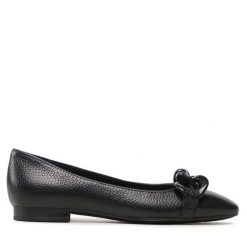 Baleriny Ryłko. Czarne baleriny Ryłko, bez wzorów, bez obcasa, bez zapięcia. Za 289.99 zł.