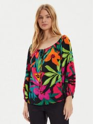 Joseph Ribkoff Bluzka 242175 Kolorowy Relaxed Fit. Bluzki Joseph Ribkoff, bez wzorów, z syntetyku, bez kołnierzyka, bez ramiączek. Za 439.99 zł.