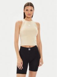 Hugo Top 50514859 Beżowy Slim Fit. Brązowe topy Hugo, xl, bez wzorów, z bawełny, bez kołnierzyka, bez ramiączek. Za 119.99 zł.