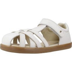 Sandały BOBUX CROSS JUMP Biały. Białe sandały BOBUX, bez wzorów, ze skóry, sportowe, bez obcasa, bez zapięcia. Za 301.99 zł.