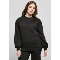Bluza damska Urban Classics organic oversized crew. Czarne bluzy Urban Classics, bez wzorów, z bawełny, bez ramiączek, bez kaptura. Za 277.00 zł.