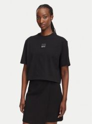 Karl Lagerfeld Jeans T-Shirt B3W17022 Czarny Boxy Fit. Czarne t-shirty Karl Lagerfeld Jeans, xs, bez wzorów, z bawełny, bez kołnierzyka, bez ramiączek. Za 219.99 zł.